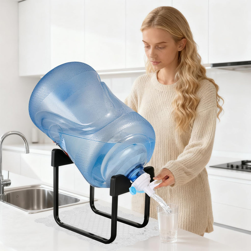 3-5 Gallon Water Jug Stand with Dispenser Valves U270