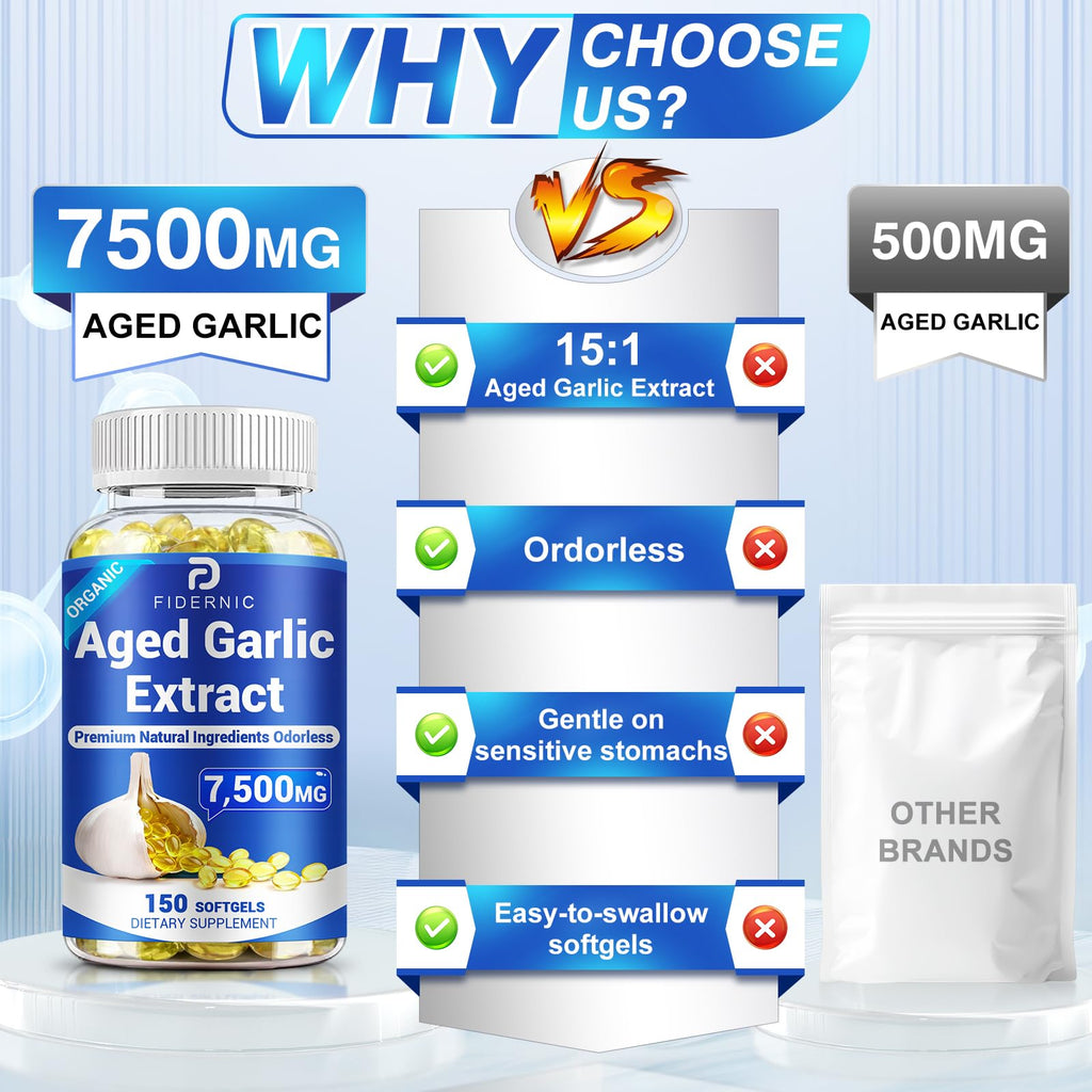 Odorless Organic Garlic Supplement 150 Softgels P797420