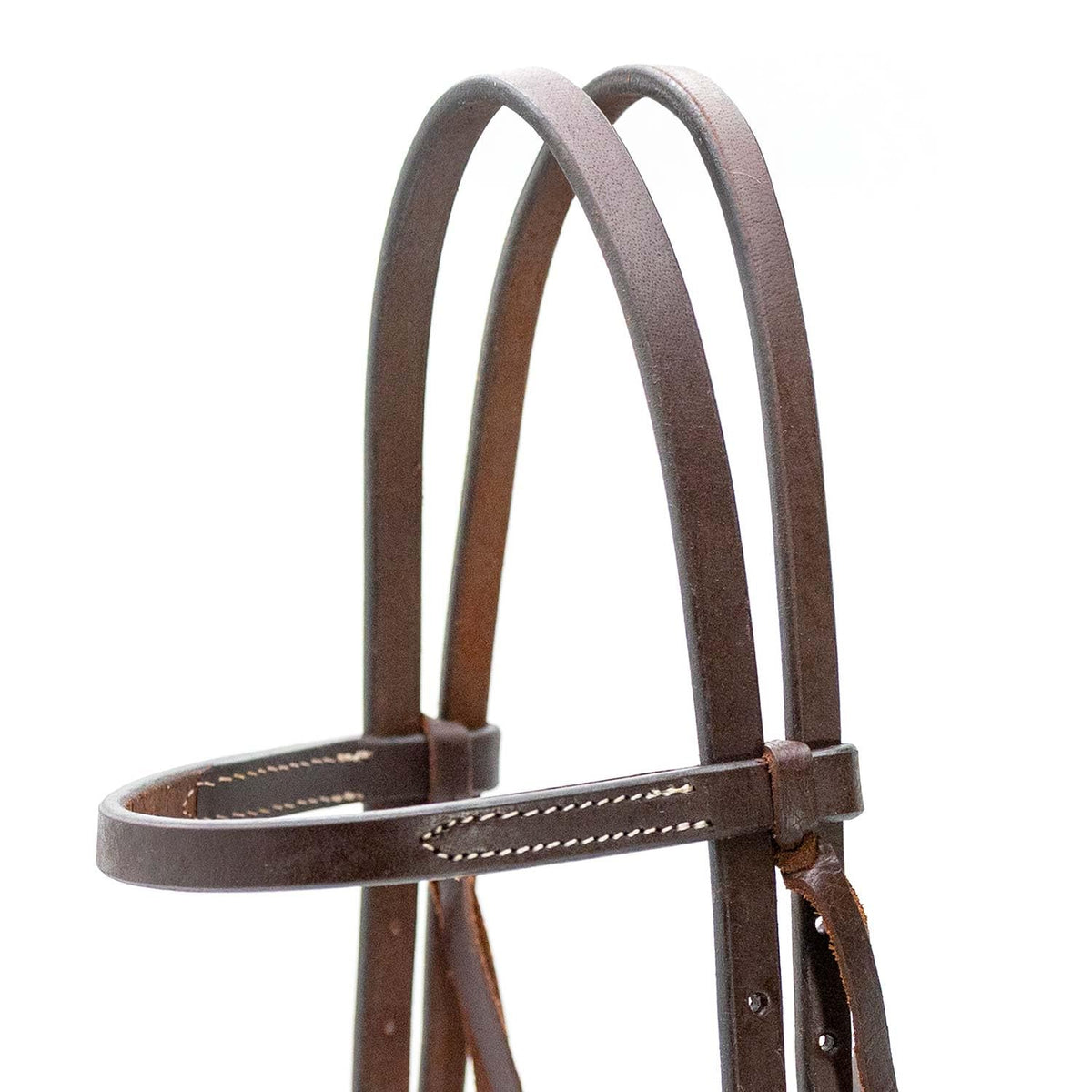 Adjustable Leather Horse Headstall Bridle G9162