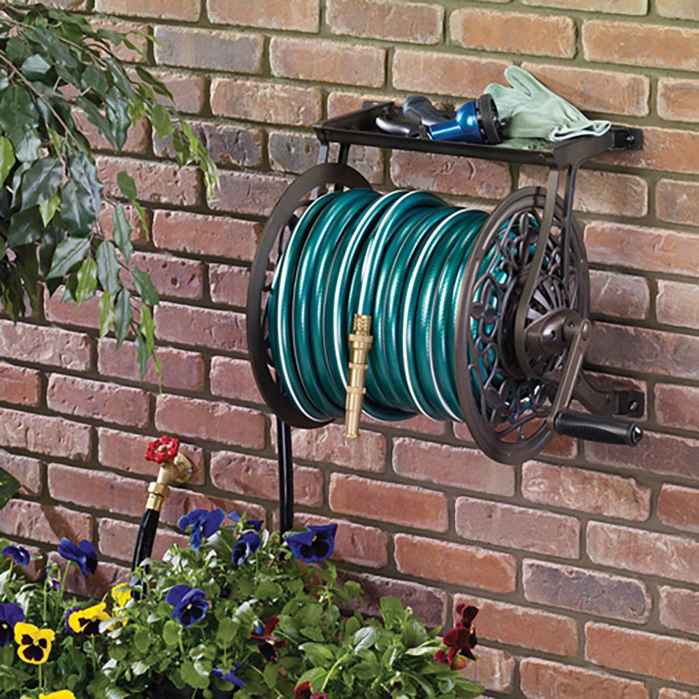 Brown Wall Mount Hose Reel F4478