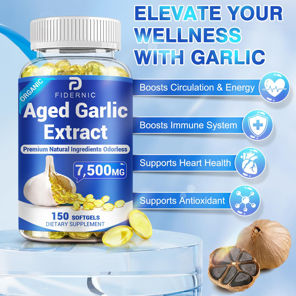 Odorless Organic Garlic Supplement 150 Softgels P797420