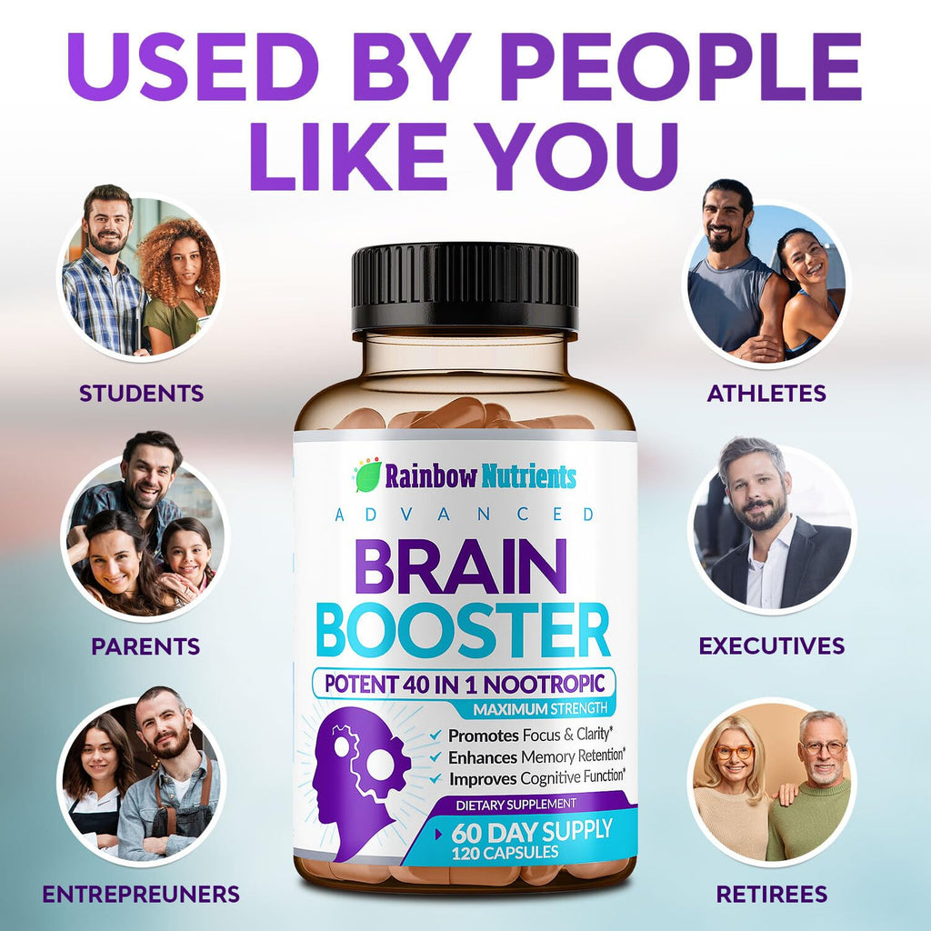 120 V Capsules Brain Support Supplement with DMAE E32714
