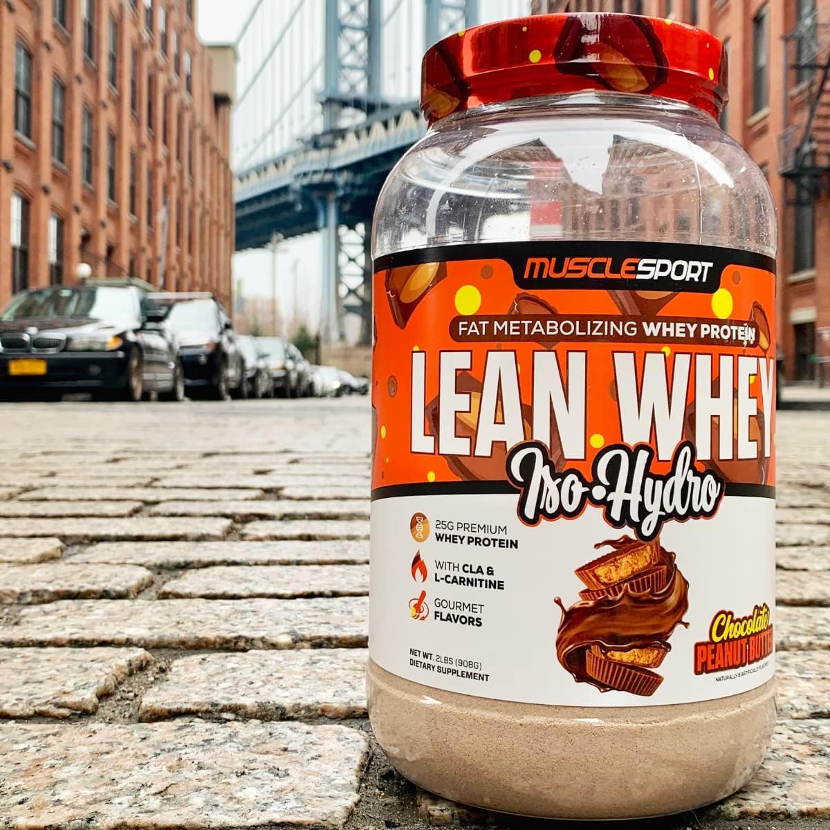 Whey Protein Isolate Powder 5lb Chocolate Peanut Butter V4877