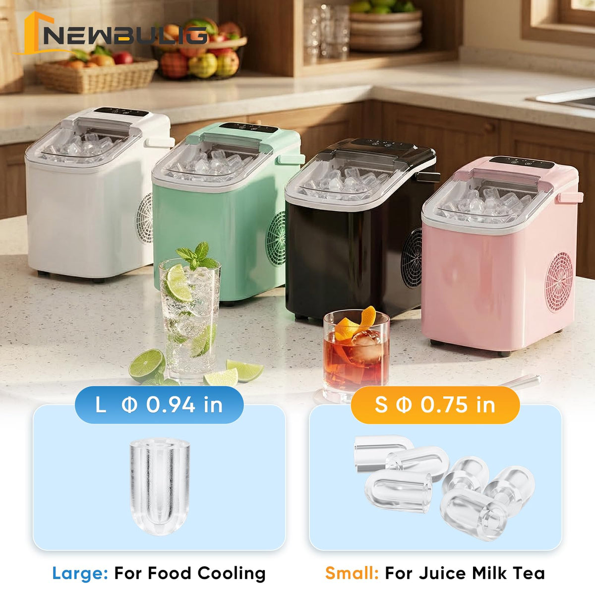 Countertop Ice Maker with Portable Handle B7748