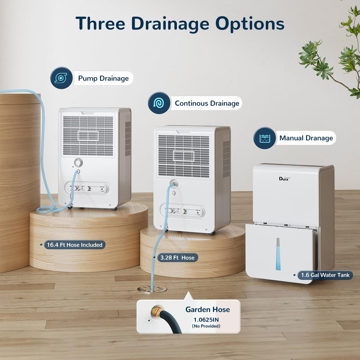 50 Pint Smart Dehumidifier with Pump X5912