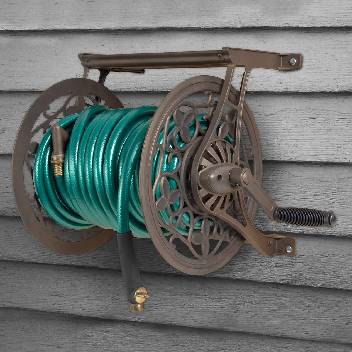 Brown Wall Mount Hose Reel F4478