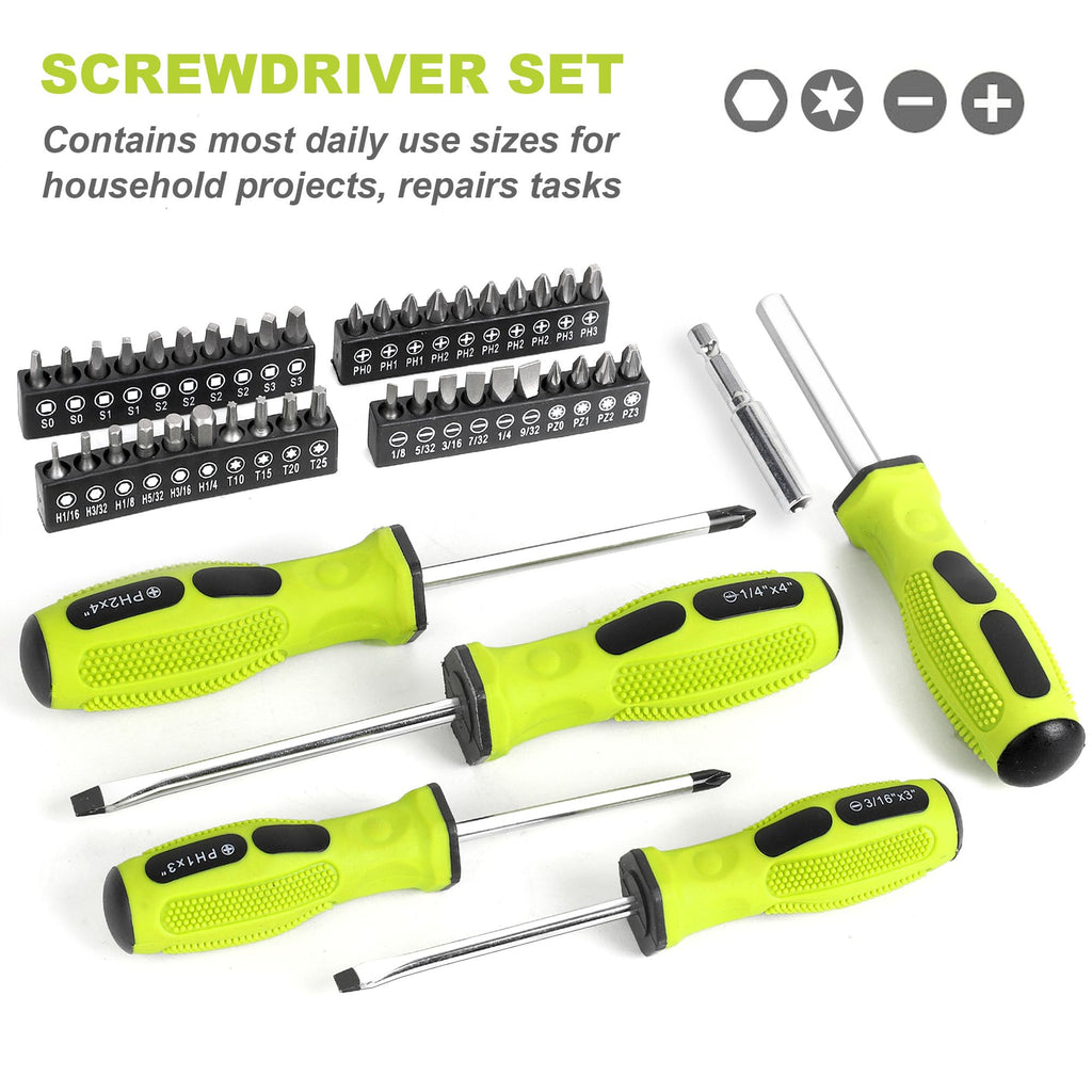 225-Piece Home Repairing Tool Kit with Tool Box O91546