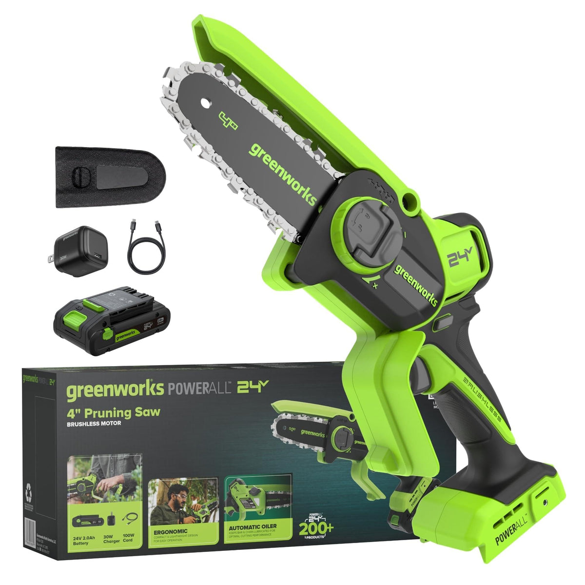 24V 4 in Mini Chainsaw L102