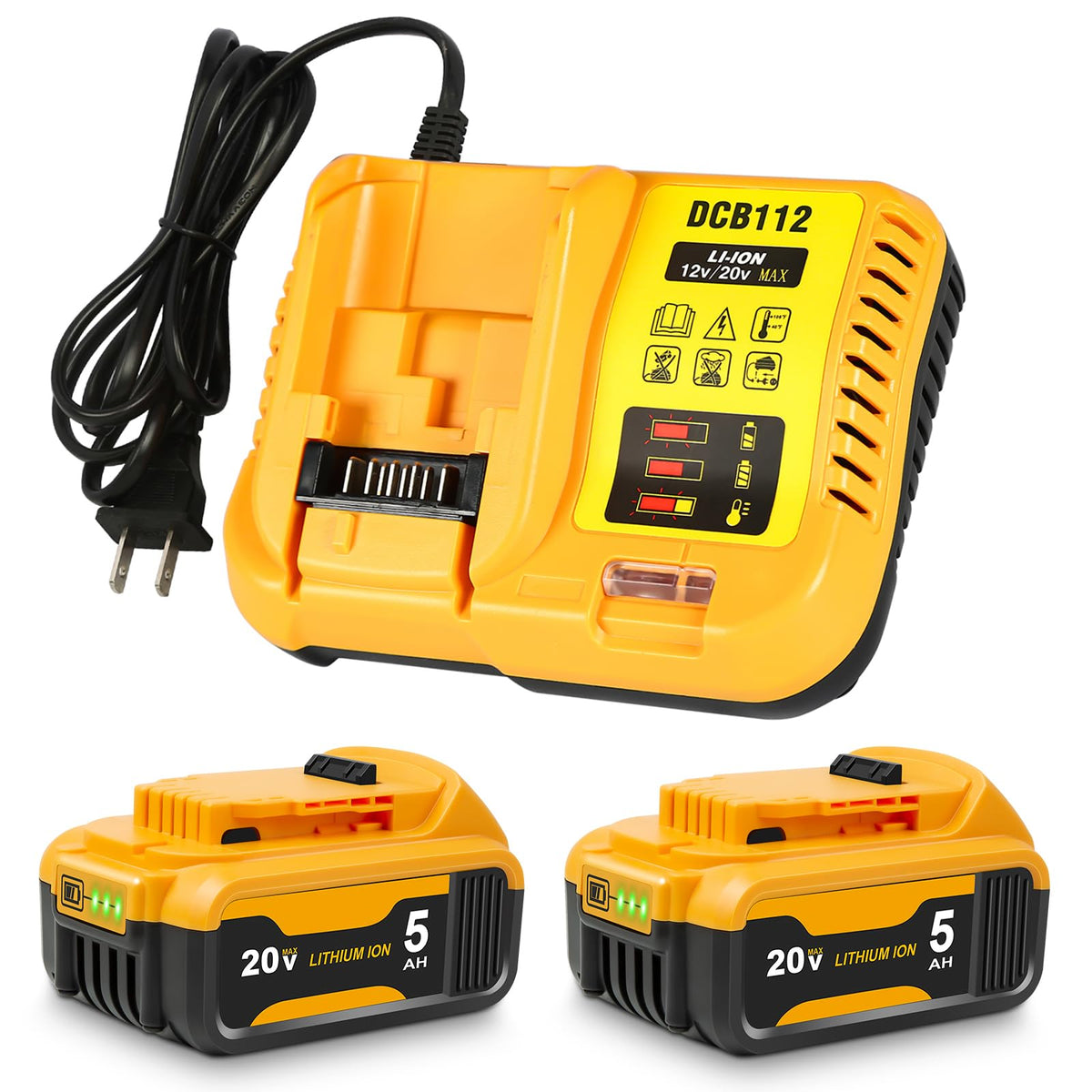 5.0Ah 20V Max Battery with Charger U36248