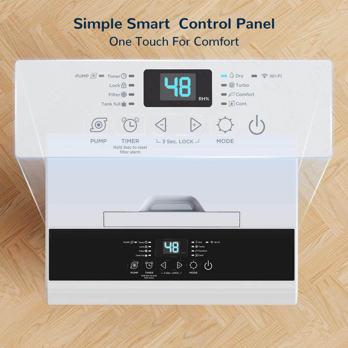50 Pint Smart Dehumidifier with Pump X5912