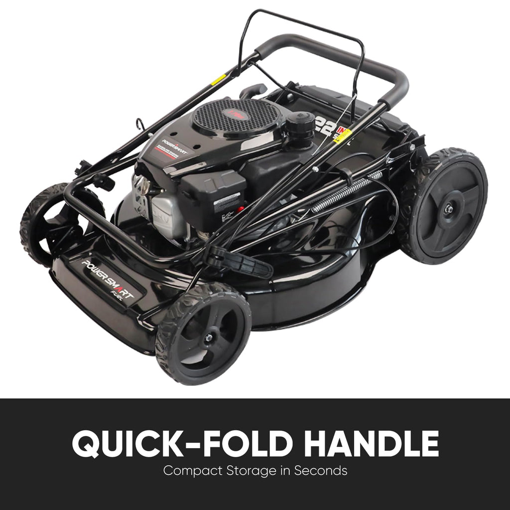 22-Inch Self Propelled Gas Lawn Mower, 170cc 4-Cycle OHV Engine H267