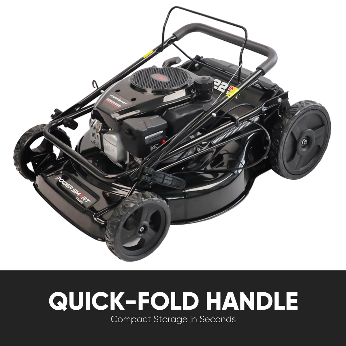 22-Inch Self Propelled Gas Lawn Mower, 170cc 4-Cycle OHV Engine H267