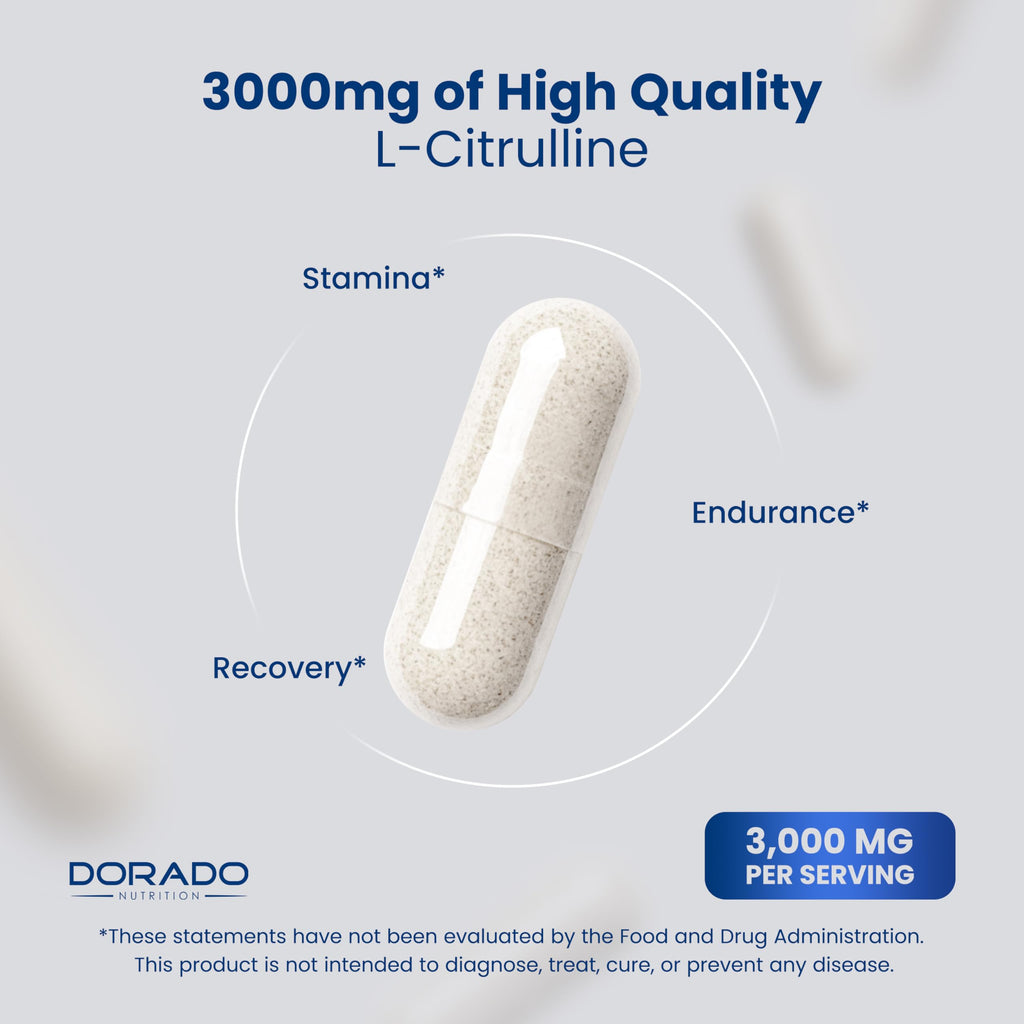 L Citrulline 3000mg 360 Capsules Vegan Non-GMO N9167