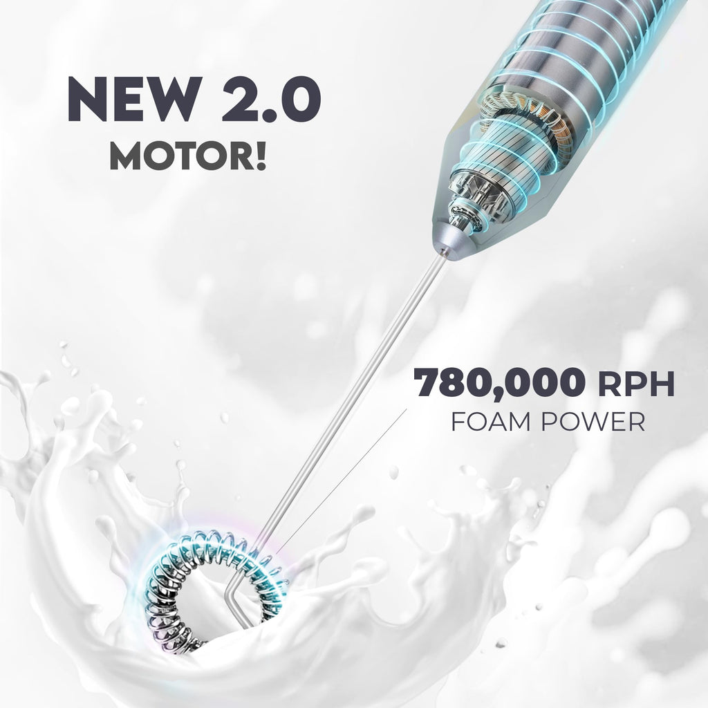 Handheld Milk Frother with AA Batteries V2744
