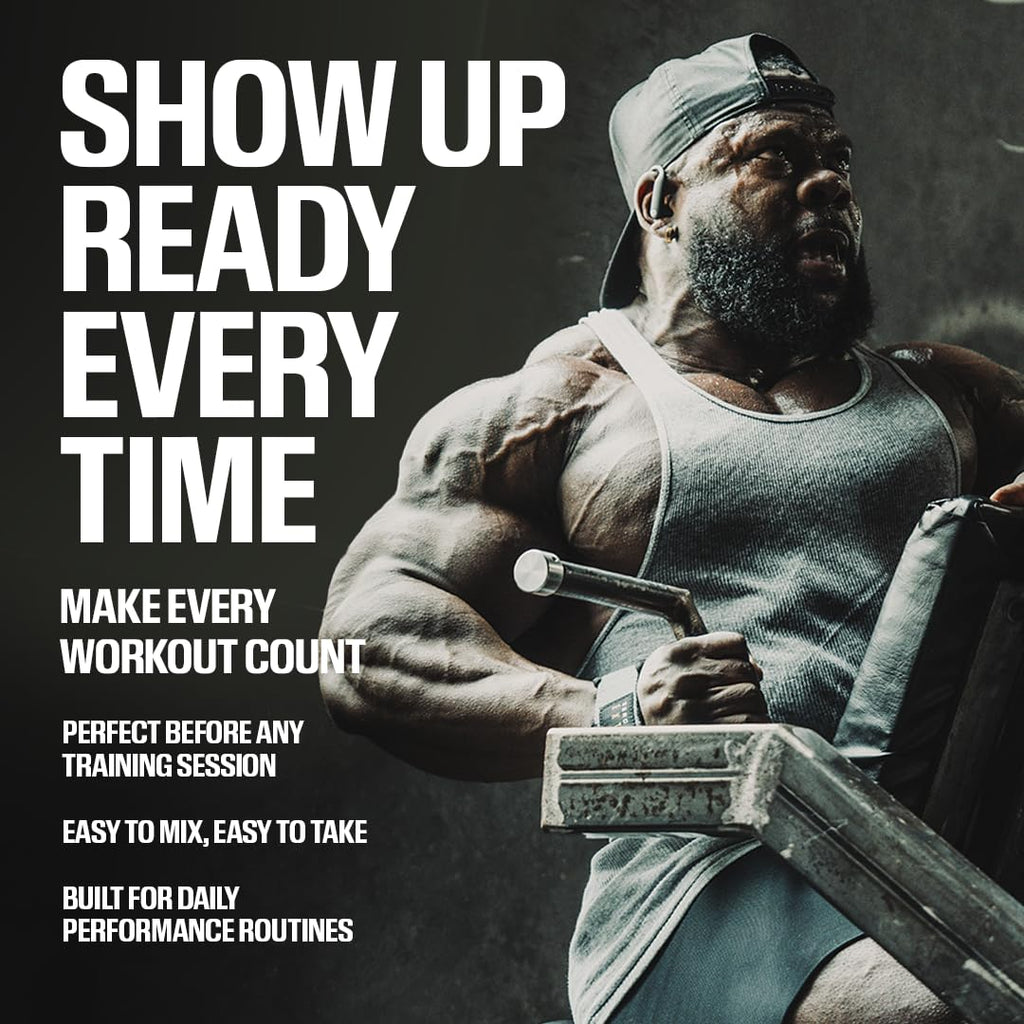 Orange Pre-Workout Powder with Caffeine, L-Citrulline, L-Tyrosine, & Beta Alanine Blend Y240