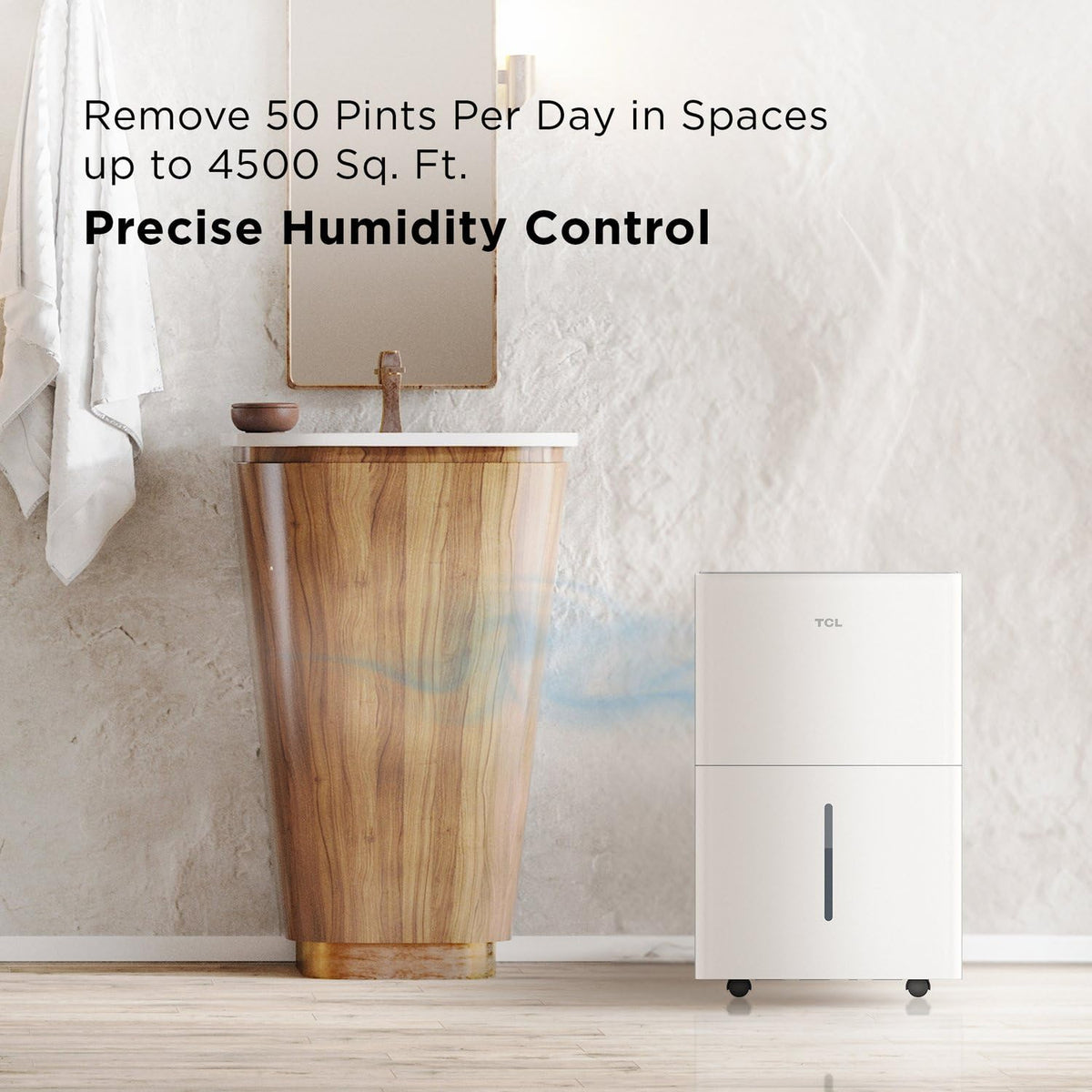 50-Pint Smart Dehumidifier with Wi-Fi T275058