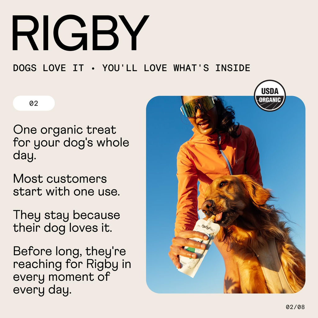 Organic Grass-Fed Beef Dog Treats 6 Pack Y844