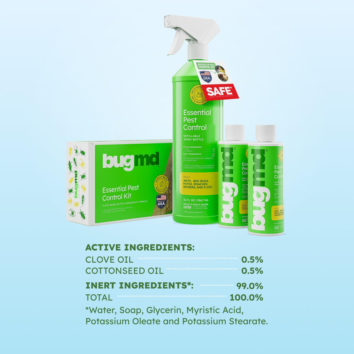 Pet Safe Bed Bug Roach and Ant Killer 64 oz Y488503