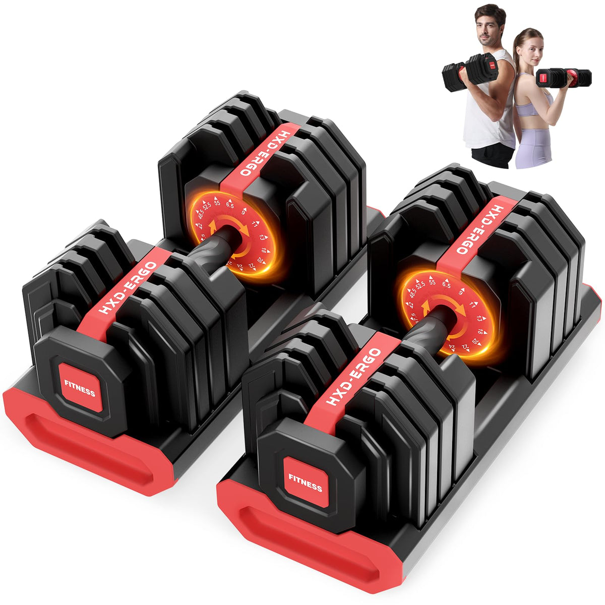 15 in 1 Adjustable Dumbbell Weight K6875