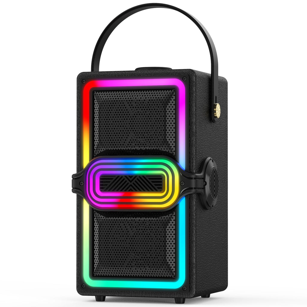 Bluetooth Speaker, 120W Peak Power Portable Wireless (Black) M956