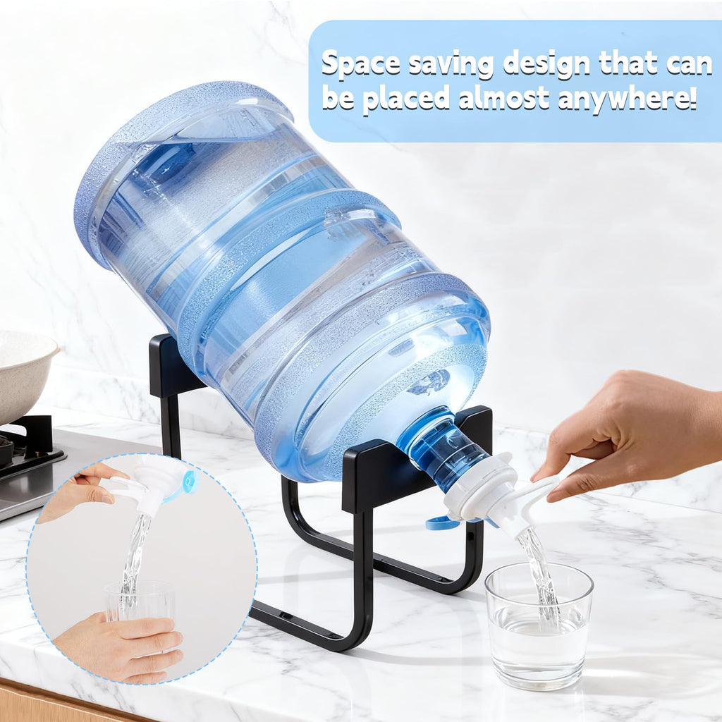3-5 Gallon Water Jug Stand with Dispenser Valves U270