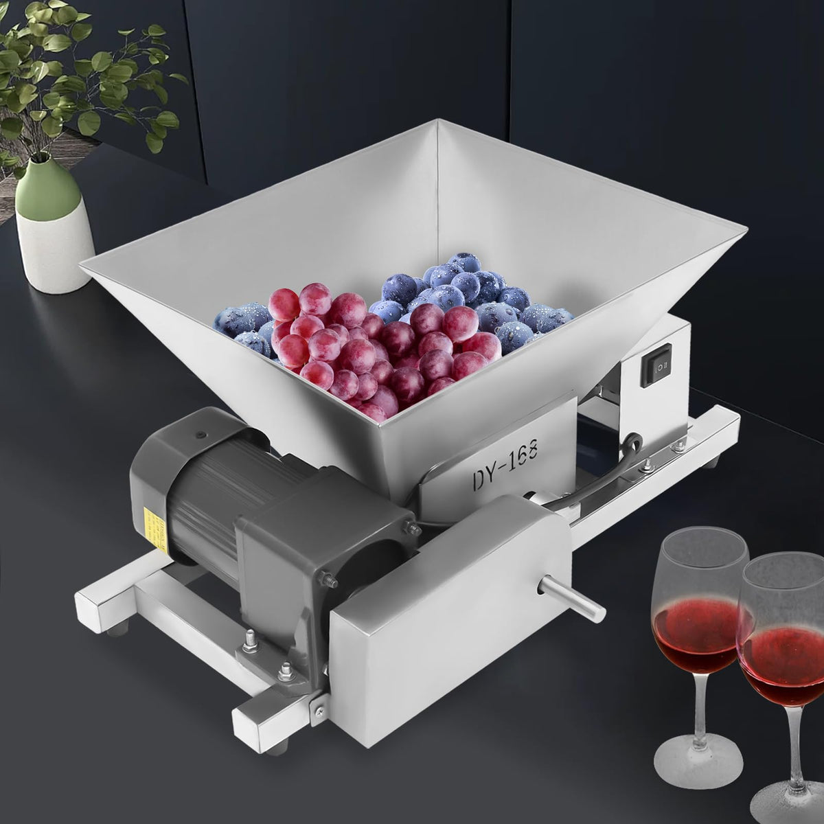 60W Stainless Steel 4L Fruit Crusher L393992