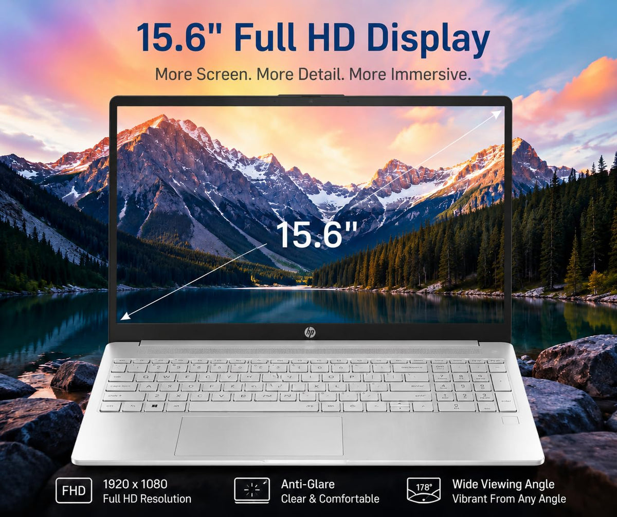 15.6" FHD Laptop, Intel Core i3, 8GB RAM, 256GB SSD K453