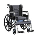 Foldable Reclining Wheelchair with Commode Bucket and Tray Table Y3323