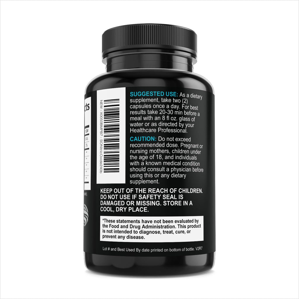 240 Capsules Nitric Oxide Booster H50161