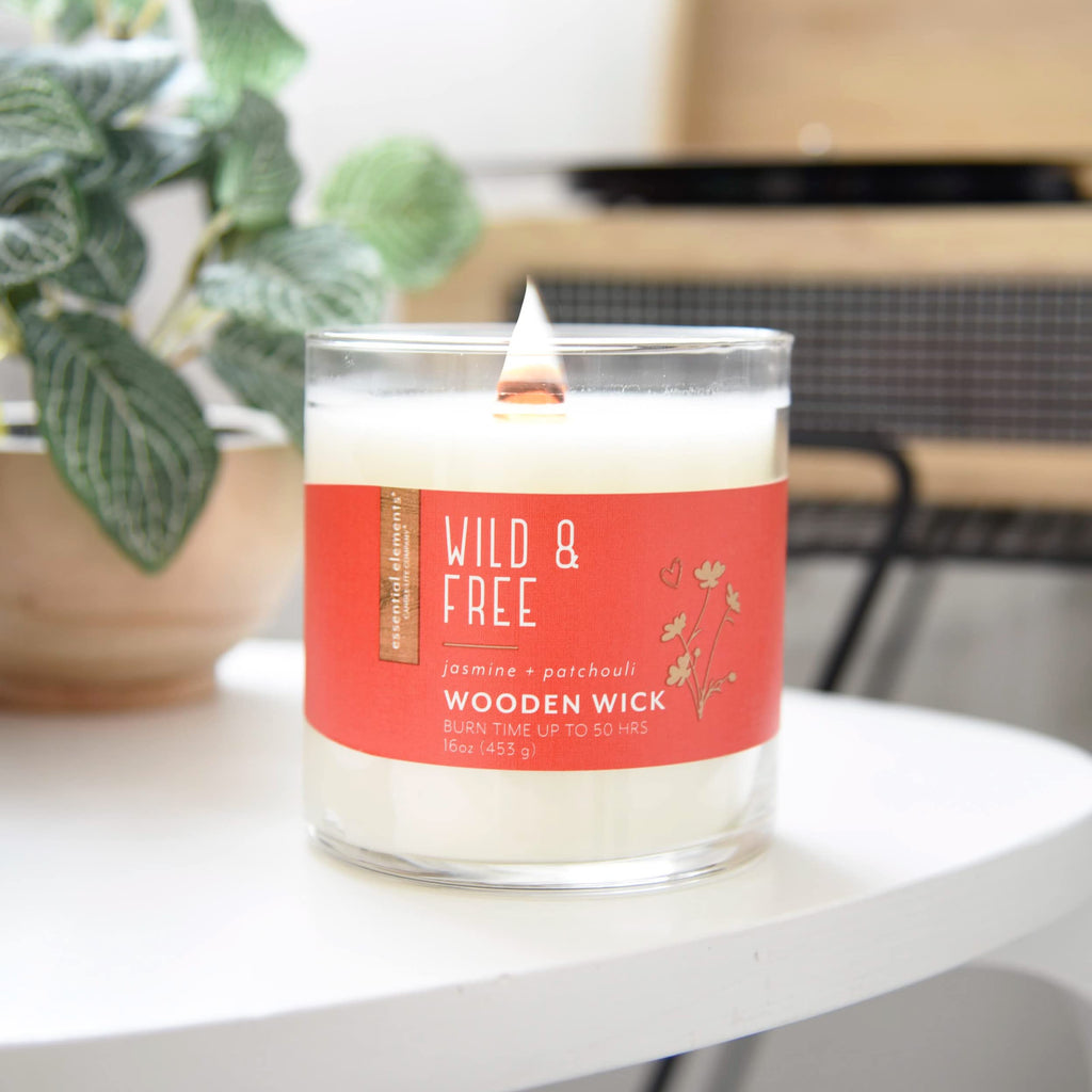 16 oz Wood Wick Scented Candle Q15715
