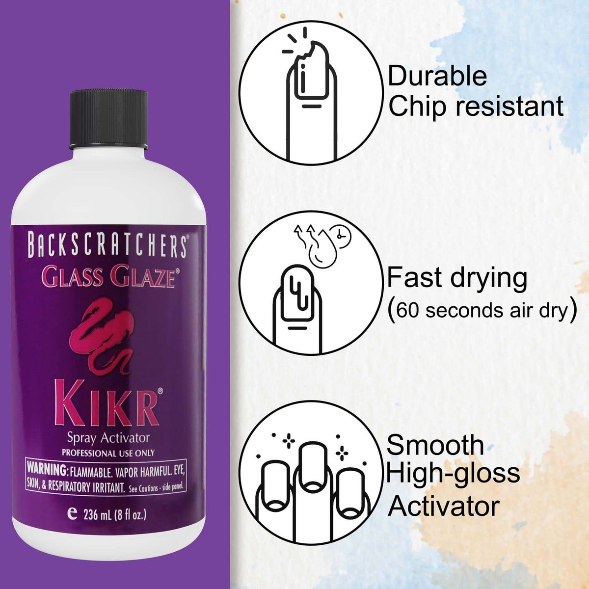 8 Fluid Ounce Glass Glaze Spray Activator M856