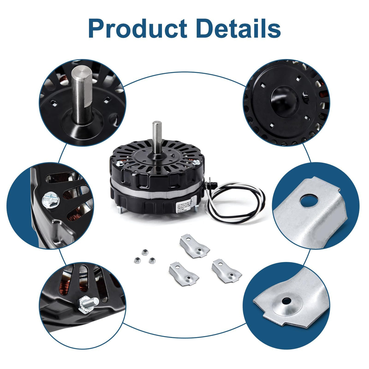 Power Vent Attic Fan Motor & Adjustable Thermostat Switch Kit R275836