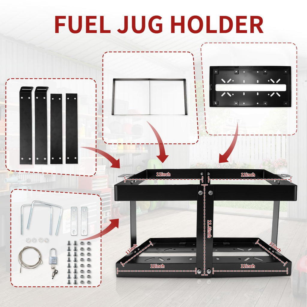 Black Fuel Jug Holder U2009