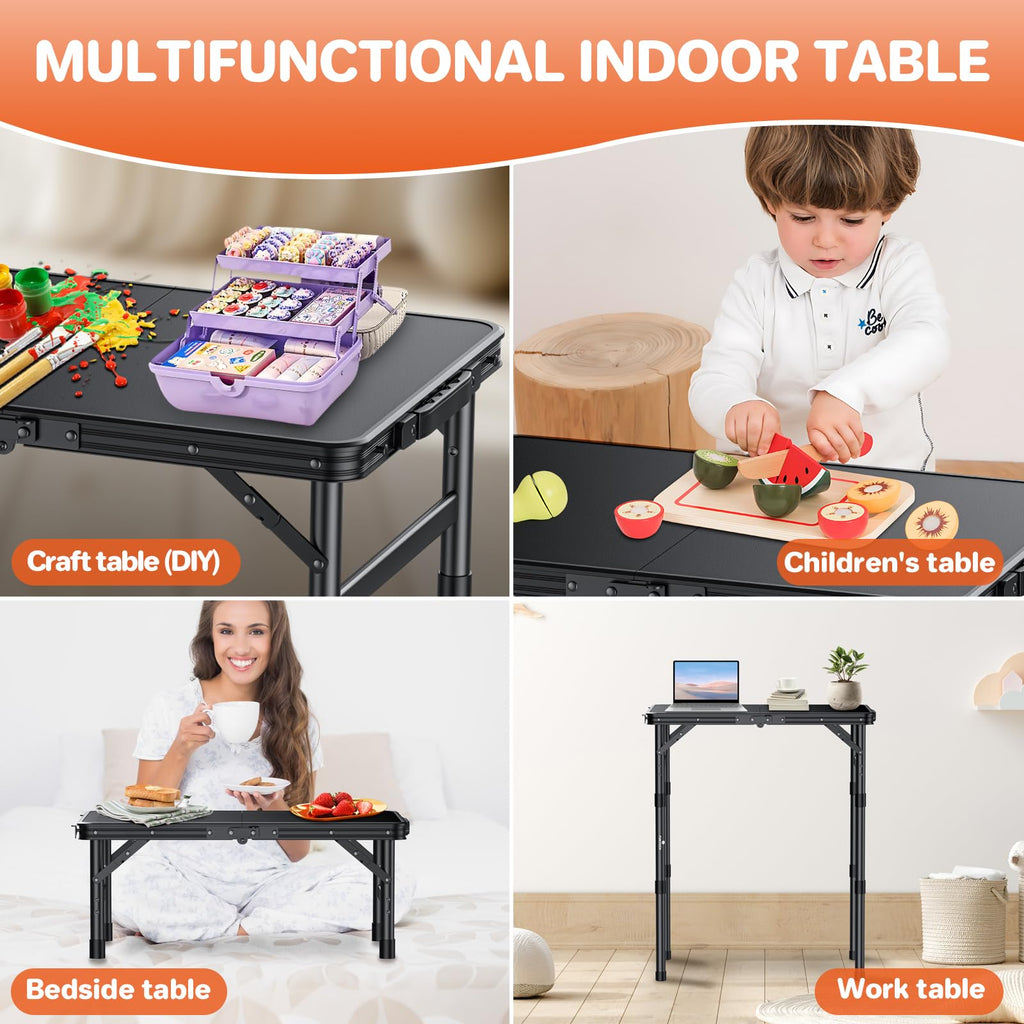 Waterproof Camping Tables with Plastic Tabletop R4776