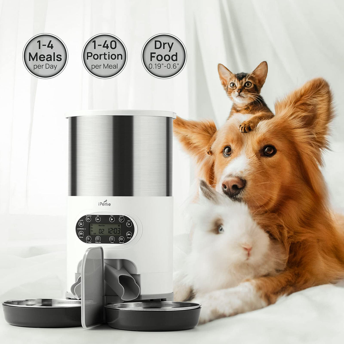 Automatic Pet Feeder with 4.5L Capacity T546021