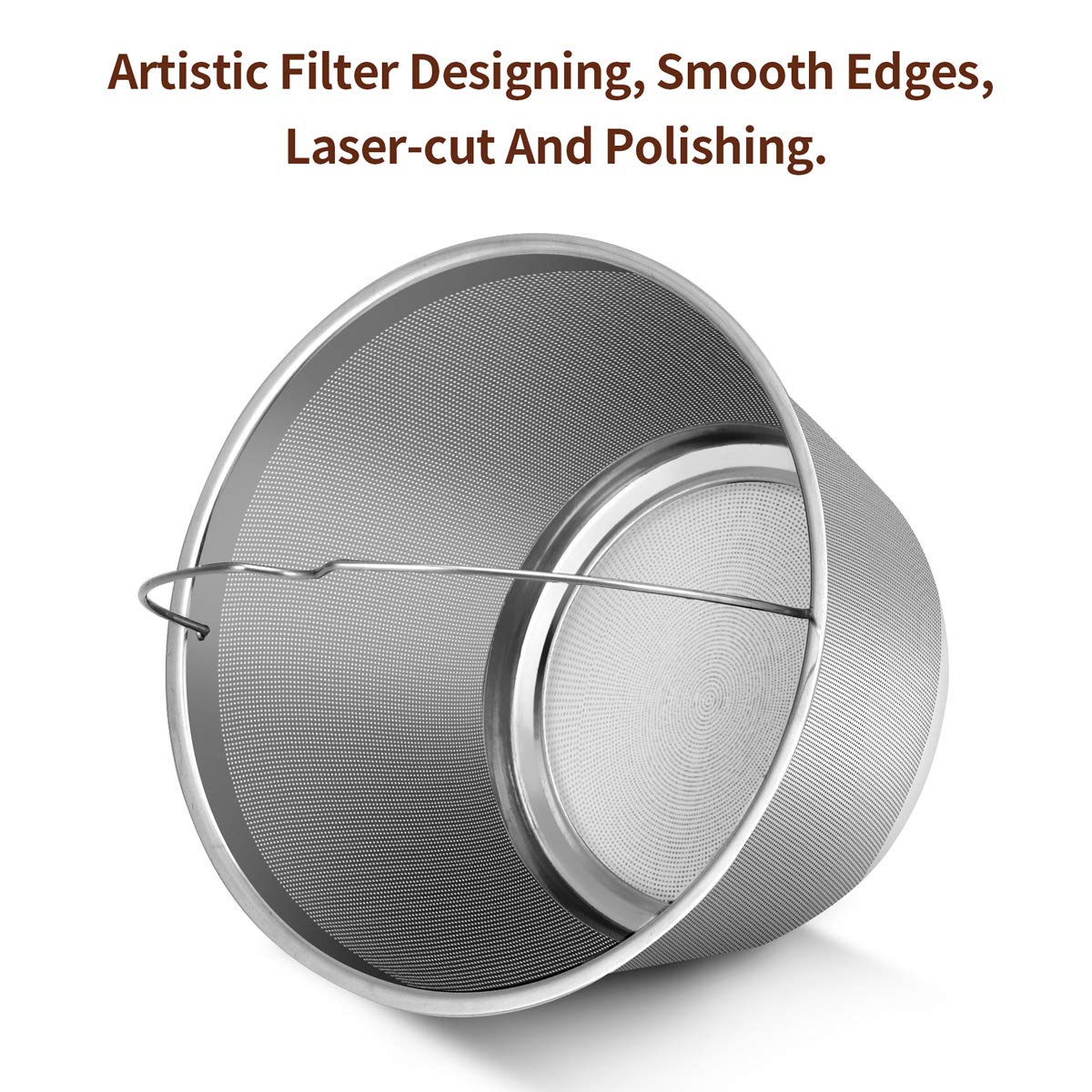 8-12 Cup Reusable Basket Coffee Filters C399243