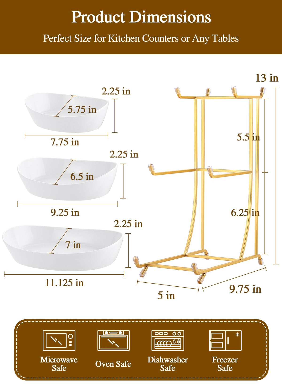 3 Tier Ceramic Fruit Bowl Z28755