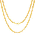 18k Yellow Gold Cuban Link Chain Necklace R332716