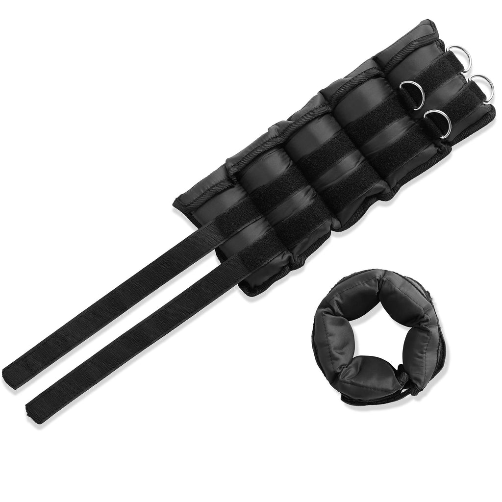 Adjustable Ankle Wrist Weights Pair with Removable Weights O829