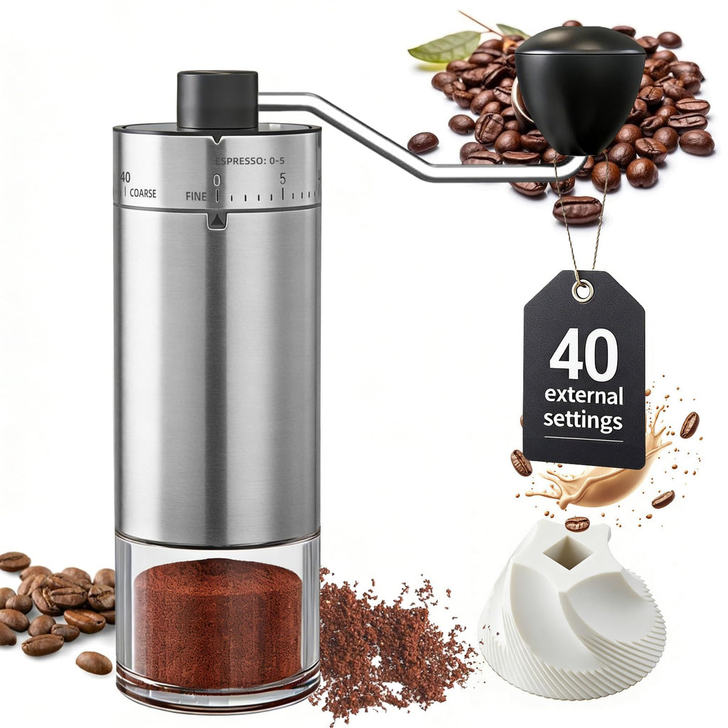 Manual Coffee Grinder, Ceramic Burr D90925