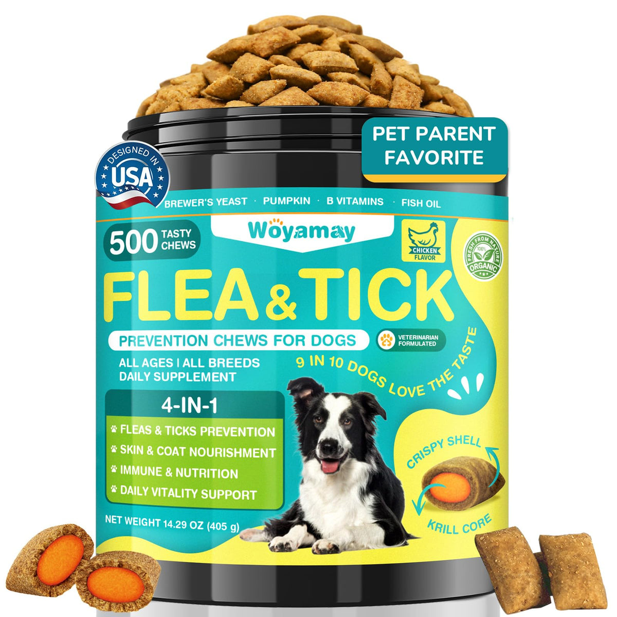 Flea and Tick Prevention for Dogs J91634