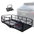 Heavy Duty Folding Hitch Mount Cargo Carrier 60" x 24" x 14.4" C28295