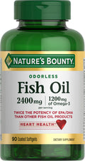 1200mg Omega-3 Fish Oil Softgels, 90 Ct U971515
