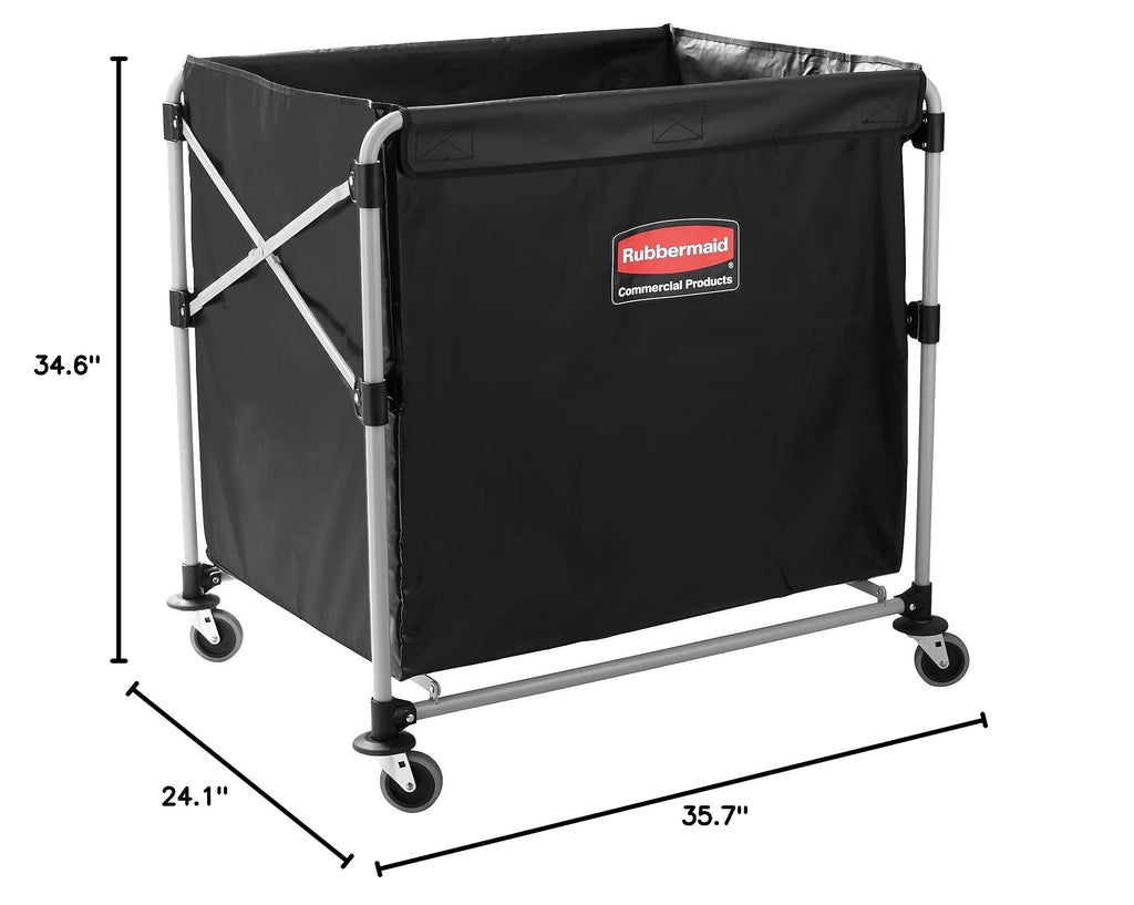 Black Steel Collapsible X Cart K277