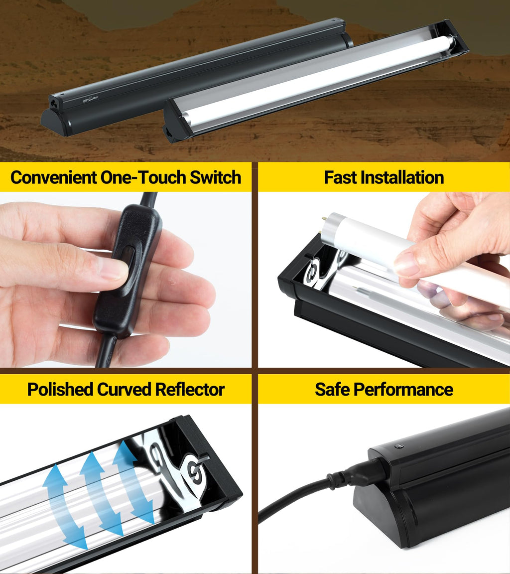 18W Reptile Lighting Combo Kit 24inch X510