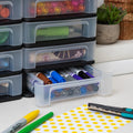 2 Pack 4 Drawer Plastic Storage Organizer V32181