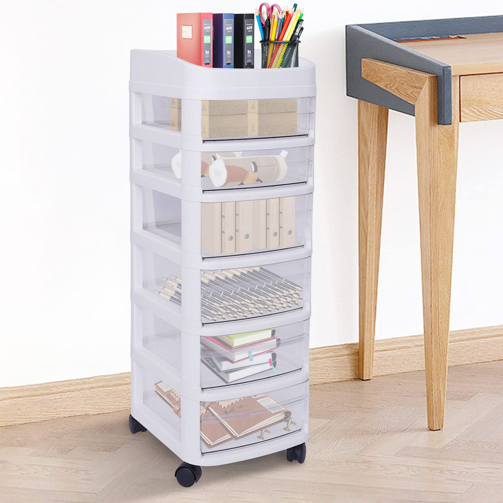 6 Drawer Rolling Storage Cart with Wheels G903