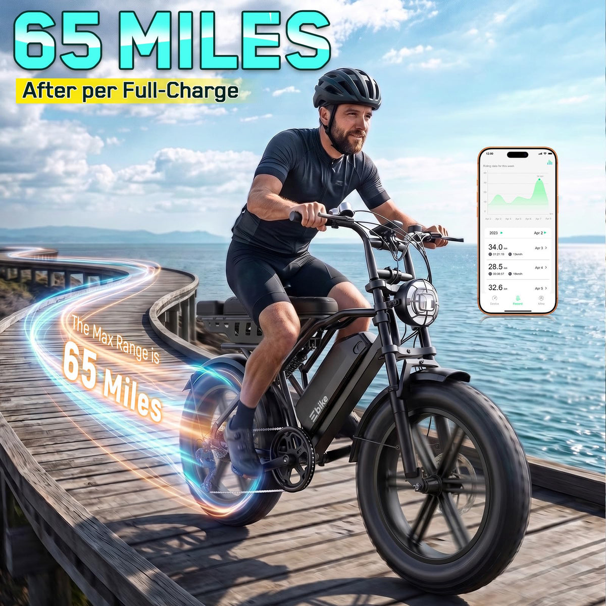 2000W Peak Motor 48V 20" x 4.0" Fat Tire Electric Bike K399078