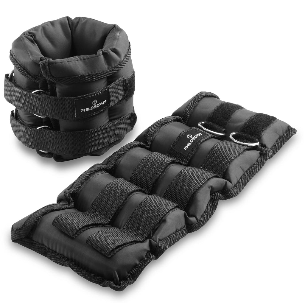 Adjustable Ankle Wrist Weights Pair with Removable Weights O829