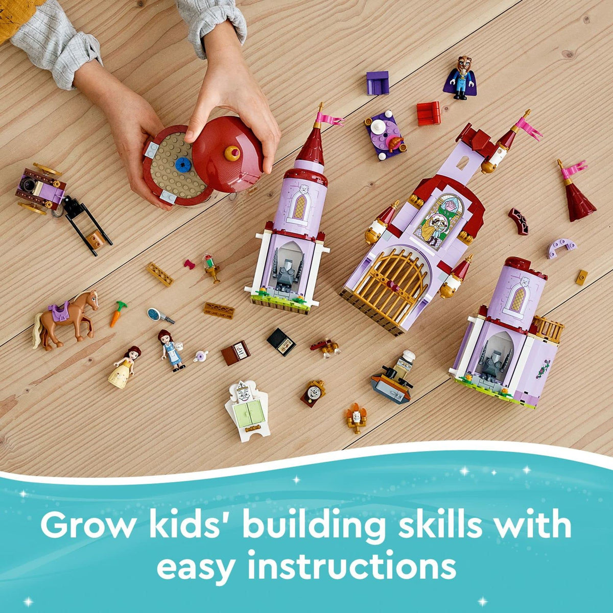 Building Toy with Horse Toy, Mini-Doll Figures, Plus Accessories Z9525